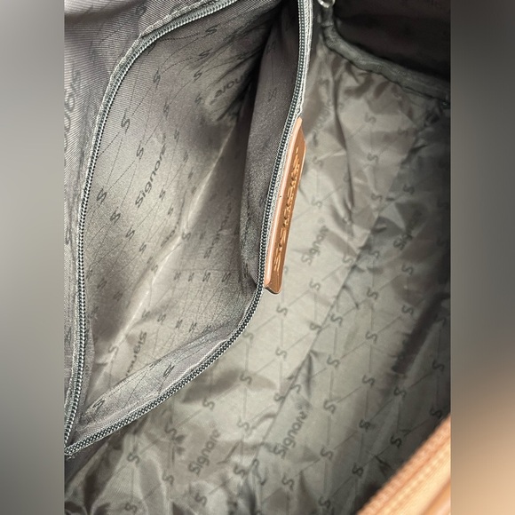 Signare Tapestry Brown Puppies Dog  Tote Hand Bag Large Rare Novelty - Picture 8 of 15